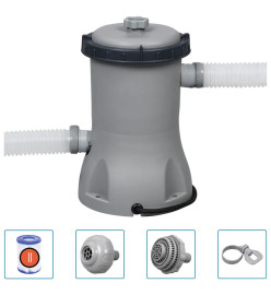 Bestway Pompe de filtration de piscine Flowclear 2006 L/h