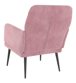 Fauteuil Rose 62x79x79 cm Velours