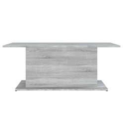 Table basse Sonoma gris 102x55,5x40 cm Aggloméré