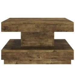 Table basse Marron foncé 60x60x35 cm MDF