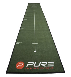 Pure2Improve Tapis de putting de golf 400 x 66 cm