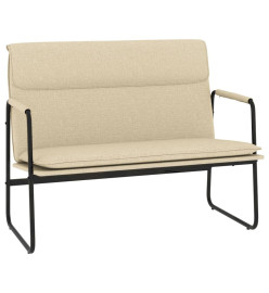 Banc Crème 100x64x80 cm Tissu