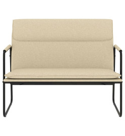 Banc Crème 100x64x80 cm Tissu