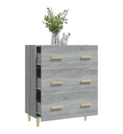 Buffet Sonoma gris 70x34x90 cm Bois d'ingénierie