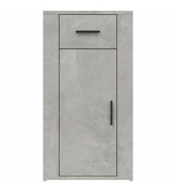 Armoire de bureau Gris béton 40x49x75 cm Bois d'ingénierie