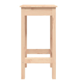 Tabourets de bar 2 pcs 40x40x78 cm bois massif de pin