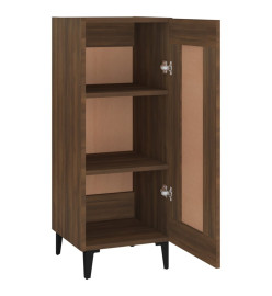 Buffet Chêne marron 34,5x34x90 cm Bois d'ingénierie