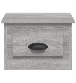 Tables de chevet murales 2 pcs sonoma gris 41,5x36x28 cm