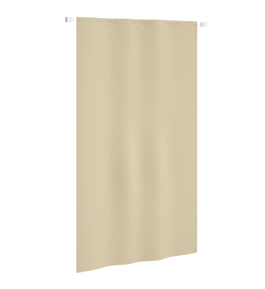 Écran de balcon Beige 140x240 cm Tissu Oxford