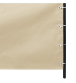 Écran de balcon Beige 140x240 cm Tissu Oxford