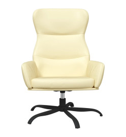 Fauteuil inclinable Crème Similicuir