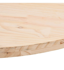 Dessus de table 70x35x2,5 cm bois de pin massif ovale