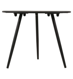 Lesli Living Table d'appoint Rafael 60x41 cm Noir