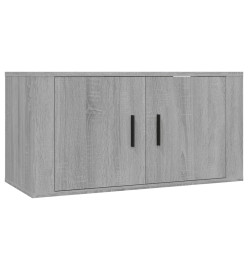 Meubles TV muraux 2 pcs sonoma gris 80x34,5x40 cm