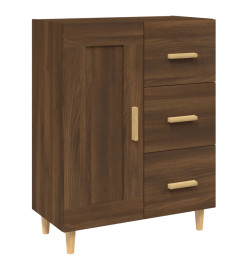 Buffet Chêne marron 69,5x34x90 cm Bois d'ingénierie