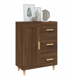 Buffet Chêne marron 69,5x34x90 cm Bois d'ingénierie