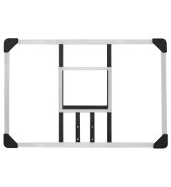 Panneau de basket-ball Transparent 90x60x2,5 cm Polycarbonate