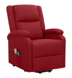 Fauteuil de massage Rouge bordeaux Tissu