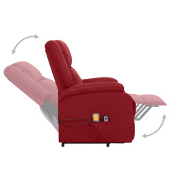 Fauteuil de massage Rouge bordeaux Tissu