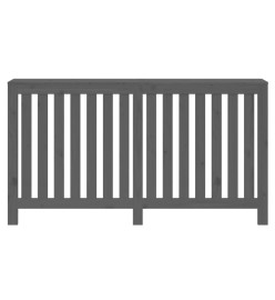 Cache-radiateur Gris 153x19x84 cm Bois massif de pin