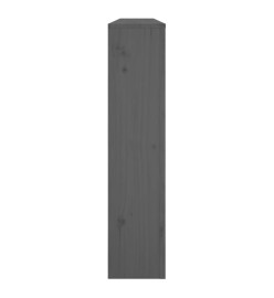 Cache-radiateur Gris 153x19x84 cm Bois massif de pin