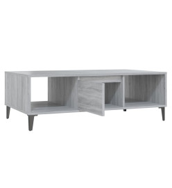 Table basse Sonoma gris 103,5x60x35 cm Aggloméré