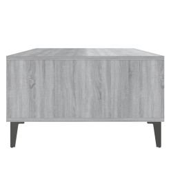 Table basse Sonoma gris 103,5x60x35 cm Aggloméré