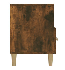 Meuble TV Chêne fumé 102x36x50 cm Bois d'ingénierie