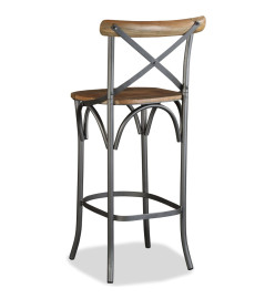 Tabouret de bar Bois de manguier massif