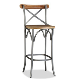 Tabouret de bar Bois de manguier massif