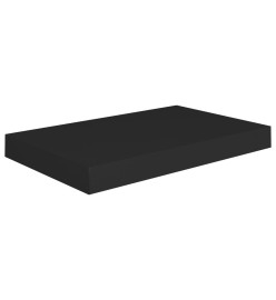 Étagères murales flottantes 4 pcs Noir 40x23x3,8 cm MDF