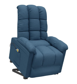 Fauteuil de massage Bleu Tissu