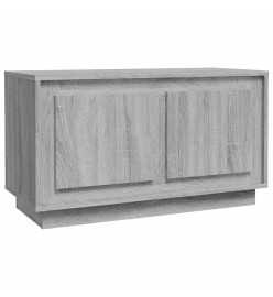 Meuble TV sonoma gris 80x35x45 cm bois d'ingénierie