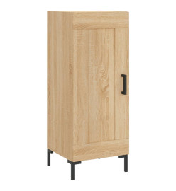 Buffet haut Chêne sonoma 34,5x34x180 cm Bois d'ingénierie