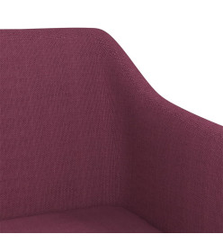 Chaise pivotante de salle à manger Violet Tissu