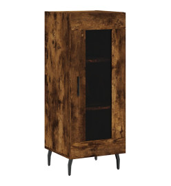 Buffet Chêne fumé 34,5x34x90 cm Bois d'ingénierie