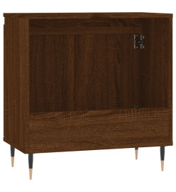 Armoire de bain chêne marron 58x33x60 cm bois d'ingénierie