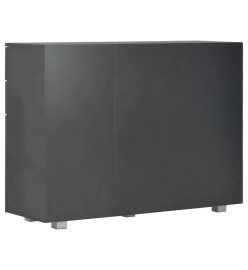 Buffet Noir brillant 107x35x80,5 cm