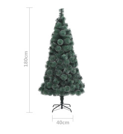 Sapin de Noël artificiel avec support Vert 180 cm PET