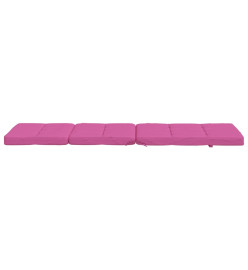 Coussins de chaise longue lot de 2 rose tissu oxford