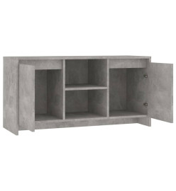 Meuble TV Gris béton 102x37,5x52,5 cm Aggloméré