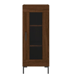 Buffet Chêne marron 34,5x34x90 cm Bois d'ingénierie