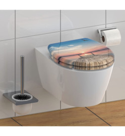 SCHÜTTE Siège de toilette avec fermeture en douceur SUNSET SKY