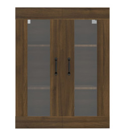 Armoire murale suspendue Chêne marron 69,5x34x90 cm