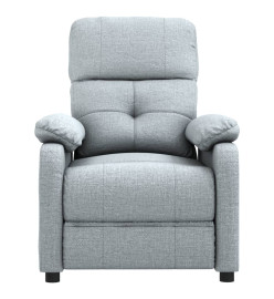 Fauteuil inclinable Gris clair Tissu