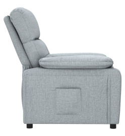 Fauteuil inclinable Gris clair Tissu