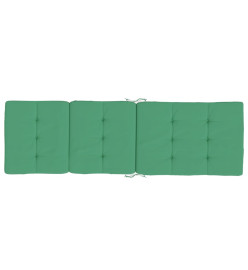 Coussins de chaise longue lot de 2 vert tissu oxford