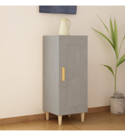 Buffet Gris béton 34,5x34x90 cm Bois d'ingénierie