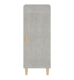 Buffet Gris béton 34,5x34x90 cm Bois d'ingénierie