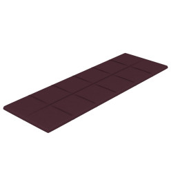 Panneaux muraux 12 pcs Violet 90x30 cm Tissu 3,24 m²